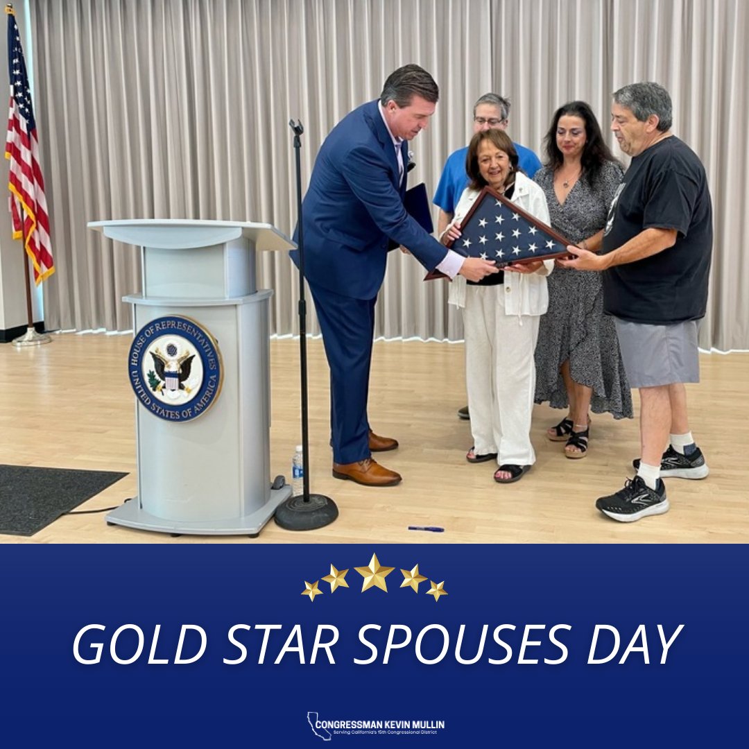 On #GoldStarSpousesDay I'm reminded of those who made the ultimate sacrifice in service to our nation and their loved ones. Last year, I was honored to provide Vietnam soldier, Ernest Leo DeSoto's widow & family with a U.S. flag flown over the Capitol in honor of Mr. DeSoto.