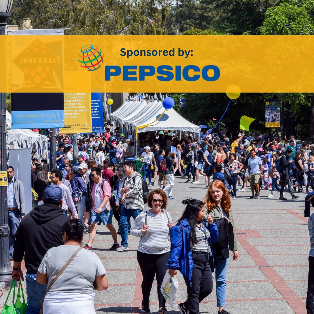 Admitted students: Mark your calendars for Cal Day on Saturday, April 13! 🐻 Join us for a full day of events with our Golden Bear community. Huge thanks to our sponsor @PepsiCo Head to calday.berkeley.edu for more details! ￼   #GoBears #IAmBerkeley