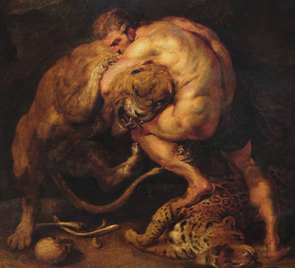 Hercules and the Lion of Nemea 
— Peter Paul Rubens (1577-1640)