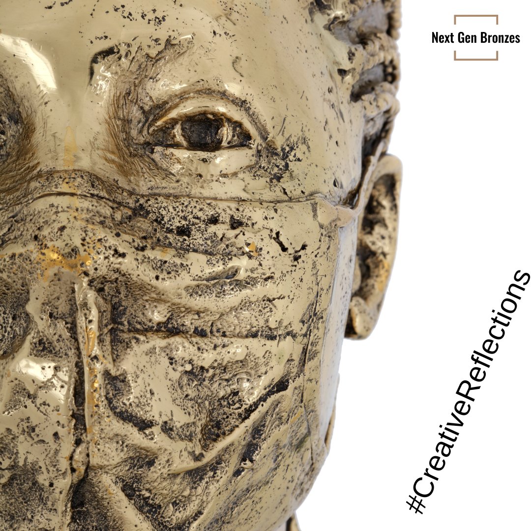 Delve into another #CreativeReflection - 'Covid is Stalking.' 🎭 Join us at Next Gen Bronzes in contemplating the symbolism of masks. Share your personal insights and artistic interpretations. Let's ignite a dialogue together. #ArtisticExpressions #NextGenBronzes
