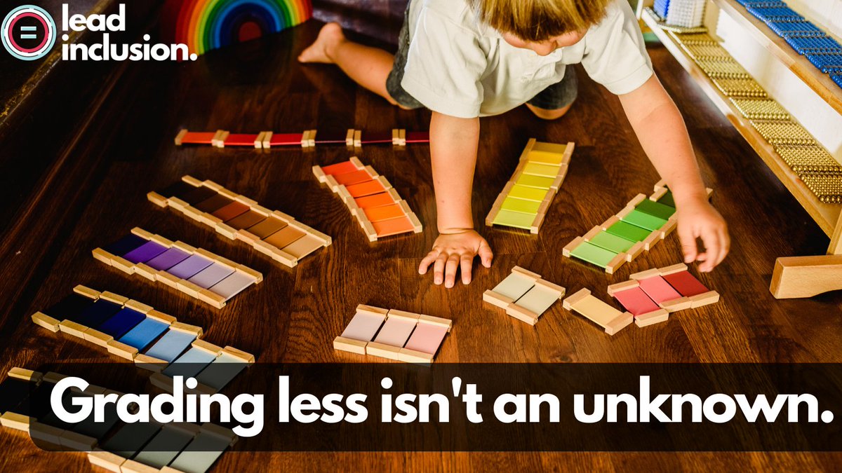 📈 Grading less isn't an unknown. Visit a #Montessori school to see students engaged for the joy of learning, growing every day with no grades. 🌟 #LeadInclusion #EDchat #EDtech #SpedChat #SBLchat #ATAssessment #TG2chat #TeacherTwitter