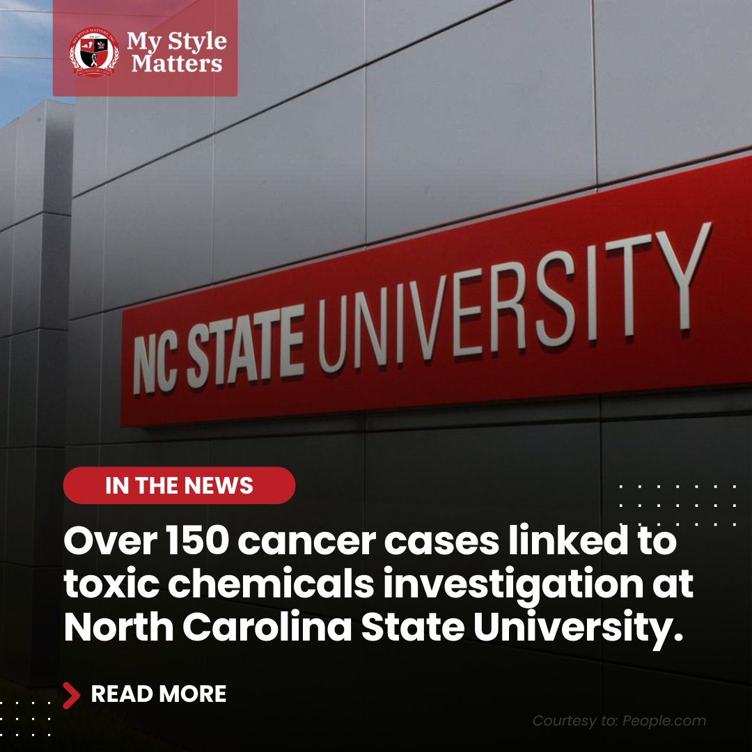 Shocking! Cancer-causing PCBs found in a North Carolina State University building. Stay informed and protect yourselves. Read more: people.com/nc-state-unive…  #MyStyleMatters #CancerAwareness #PCBs