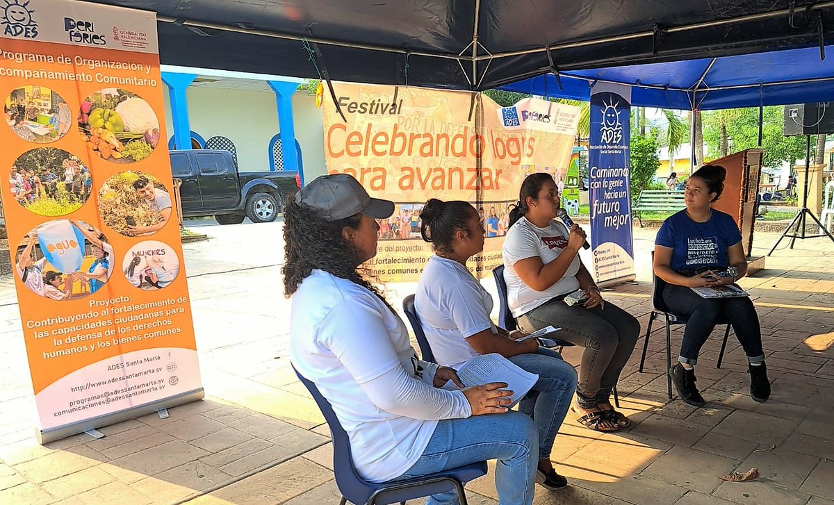 PDDHElSalvador's tweet photo. En atención al #TrabajoConjunto que impulsa la #ProcuradoraDDHH @RaqueldeGuevara, #PDDHCabañas participó en el Festival Celebrando Logros para Avanzar, organizado en conjunto con @ades_sm y Alcaldía de San Isidro, como parte de un proyecto en beneficio de Niñez y Juventud local. https://t.co/gMCipdw6BU