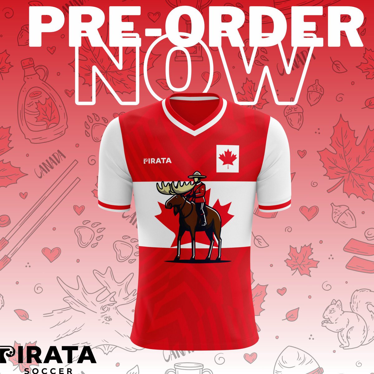 🚨 It’s a 🇨🇦 🫎 Giveaway! 1️⃣ follow @Pirata_Soccer 2️⃣ RT this! 3️⃣ 🤞 One lucky winner chosen tomorrow. And if you can’t wait - Flash pre-sale! 4 days only! bit.ly/3xoCaaE