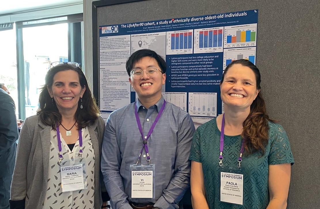 yi_lor's tweet photo. It was a privilege to attend the Latinos &amp; Alzheimer's Symposium, and to present our LifeAfter90 cohort. I feel so much more informed in addressing equitable AD/ADRD research in the Hispanic/Latino/a/e/x population moving forward #AlzLatinos2024 @PaolaGilsanz @Prof_R_Whitmer https://t.co/niIA5AjJ8r