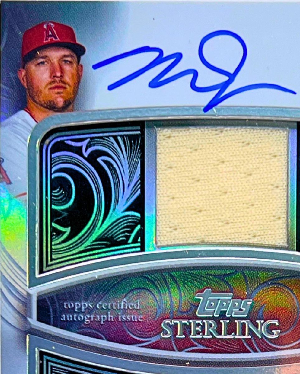 filthbombbreaks's tweet photo. Mike Trout + Shohei Ohtani Dual Autograph Relic Combo from 2024 Topps Sterling.

Possibly one of the last Angels duals you’ll see from Trout and Ohtani.

@FilthbombBreaks - Are YOU Ready To Break With US?

#troutcards #ohtanicards #angelscards https://t.co/DFNfxvu1o7