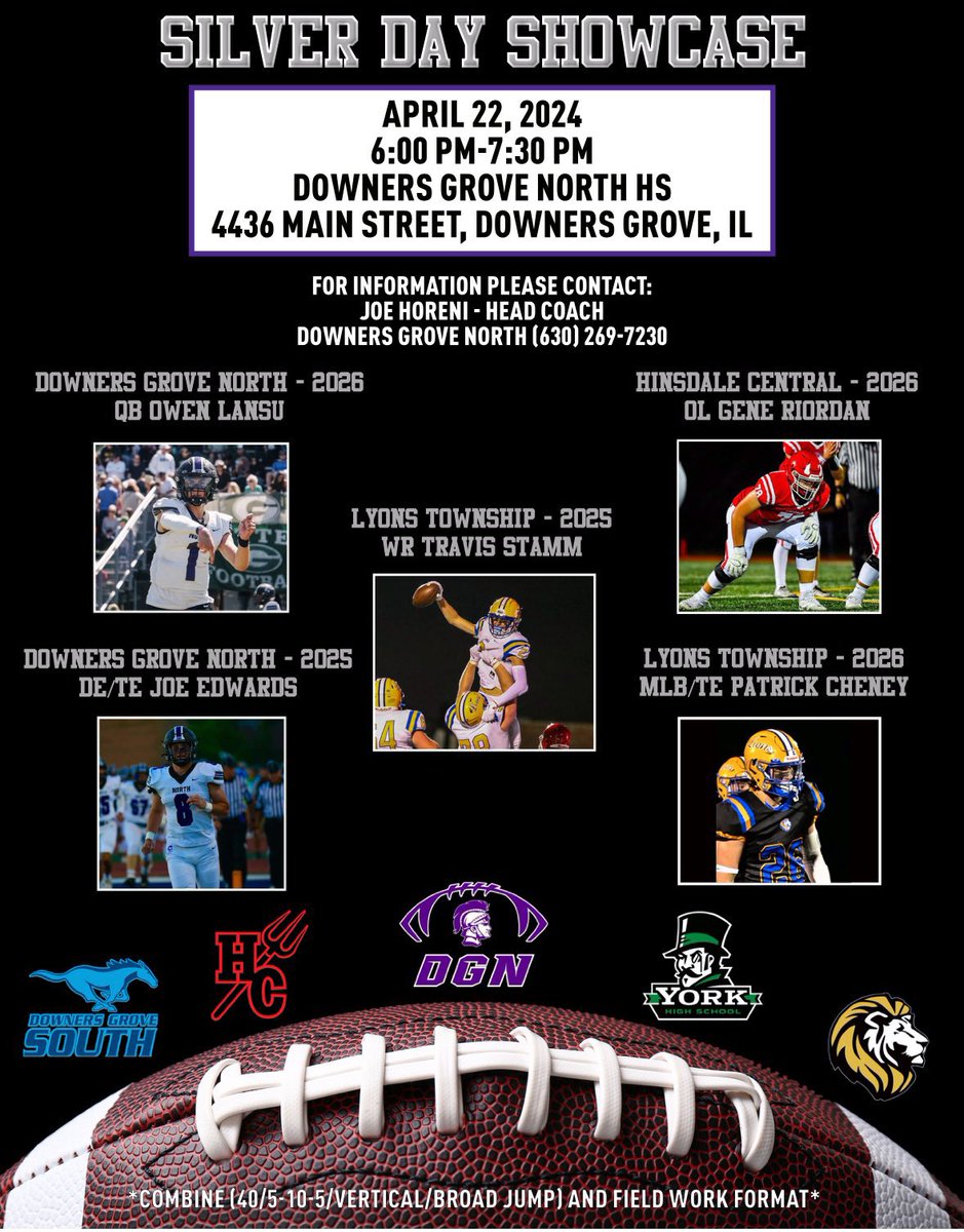 Don’t miss a chance to see some of the best the West Suburban Conference has to offer!