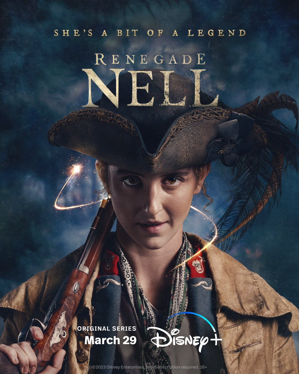 One episode into #RenegadeNell and I know I’m going to love this series @DisneyPlus. Magical historical girl power, I’m so here for it.