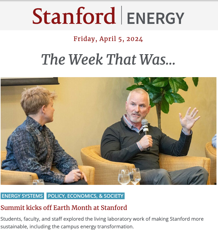 .@Stanford ENERGY news is out! Living lab; New president; #Solar for disadvantaged neighborhoods; #Environmental #justice Check it out: mailchi.mp/stanford/941oi… @Grist @StanfordDoerr @HooverInst @StanfordHAI @StanfordEng