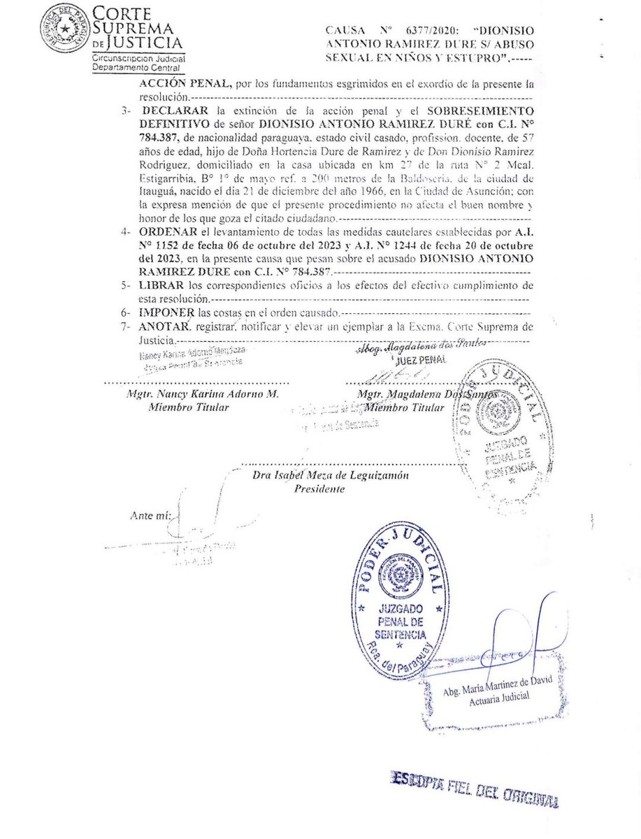 robertoperezpy's tweet photo. 🔴Por unanimidad | Abuso sexual en niño queda impune por negligencia fiscal 👇 https://t.co/ntFy1ZSfFO