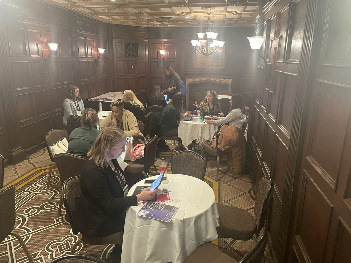 Dr_Atchison's tweet image. You know the @mwcps_tweets Lounge is the place to be when even @MPSAnet President-Elect & long-time Caucus member @C_Wolbrecht stops by to hang out! And right after she left, MPSA sent cupcakes 💜