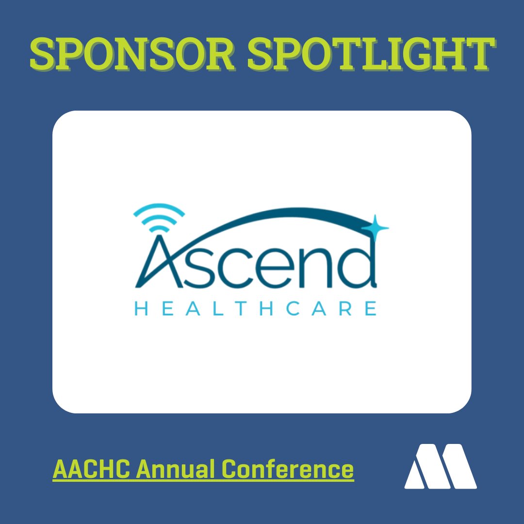 Our final Annual Conference sponsor spotlight is our day 2 breakfast sponsor, Ascend Healthcare! Thank you, Ascend Healthcare, for your support. If you’re attending the conference, we look forward to seeing you next week! #AACHC24