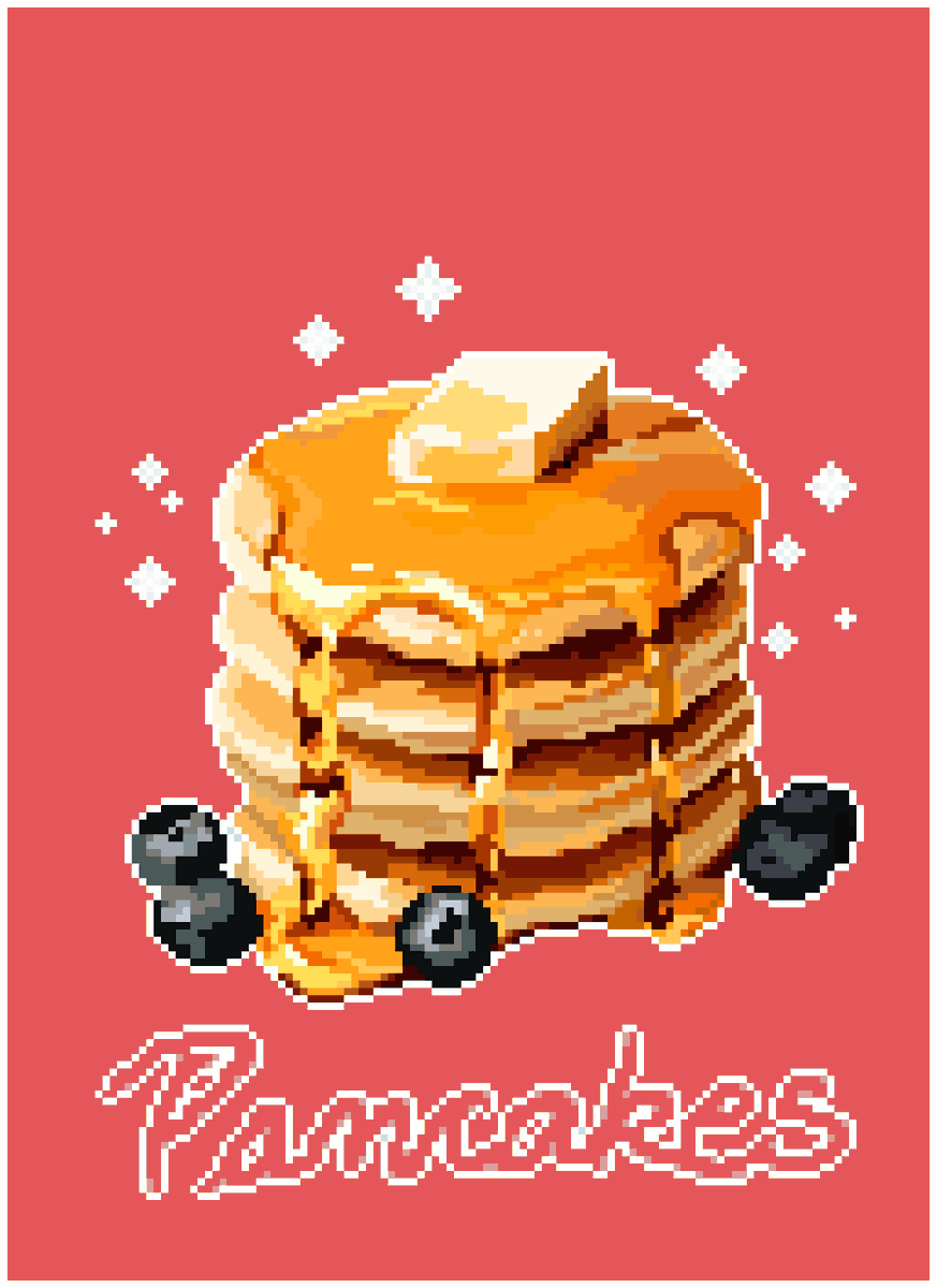 #pixelart #pancake for #pixel_dailies @pixel_dailies