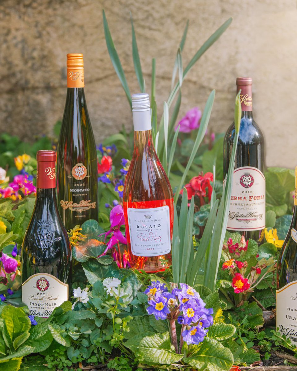 These are a few of our favorite *spring* things...💐 Go ahead, grab a bottle (or maybe a few), and sip this season's finest.🍷 bit.ly/3VJJyro #vsattuiwinery #spring #vsattui #wine #winetasting