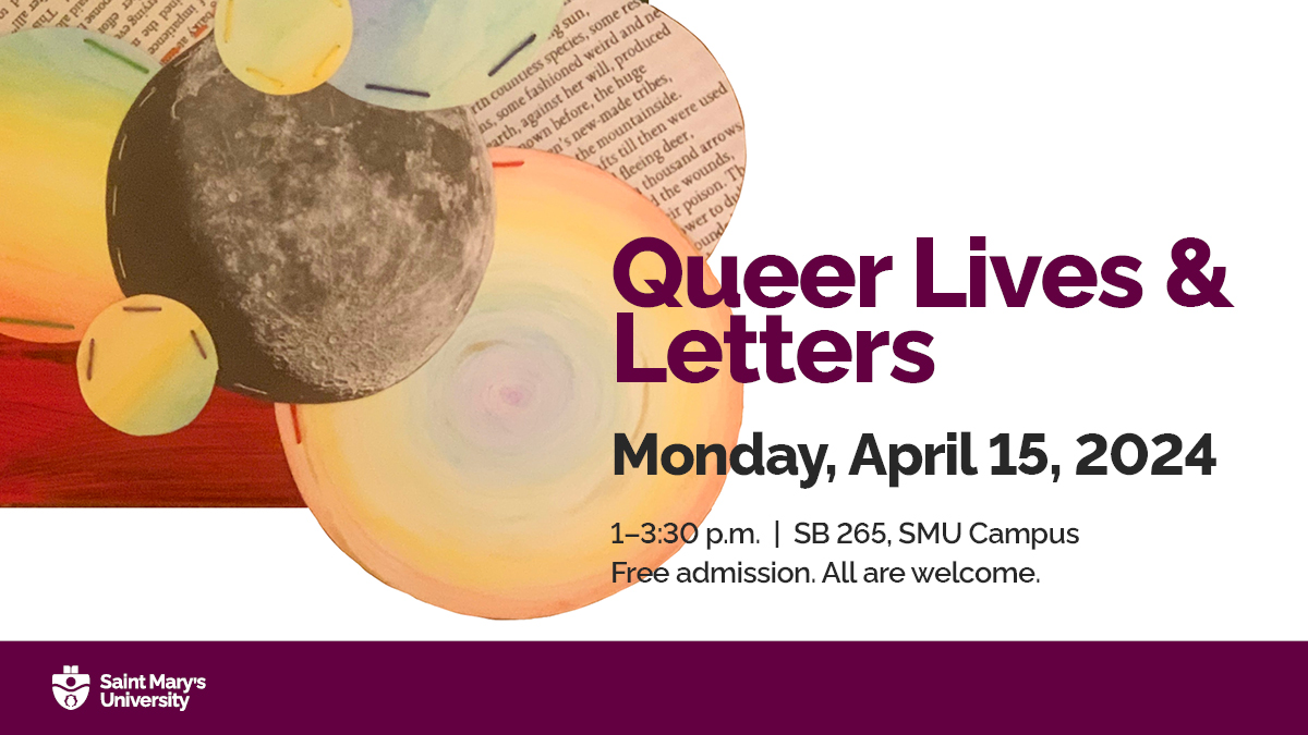 All are welcome to the Queer Lives & Letters Research Group's year-end symposium highlighting work of scholars associated with @SMU_English. April 15, 1-3:30 pm in SB 265: loom.ly/w8dQLOg. #SMUEnglish #SMU_WGST #SMUPride #SMUCommunity #research #artswithimpact