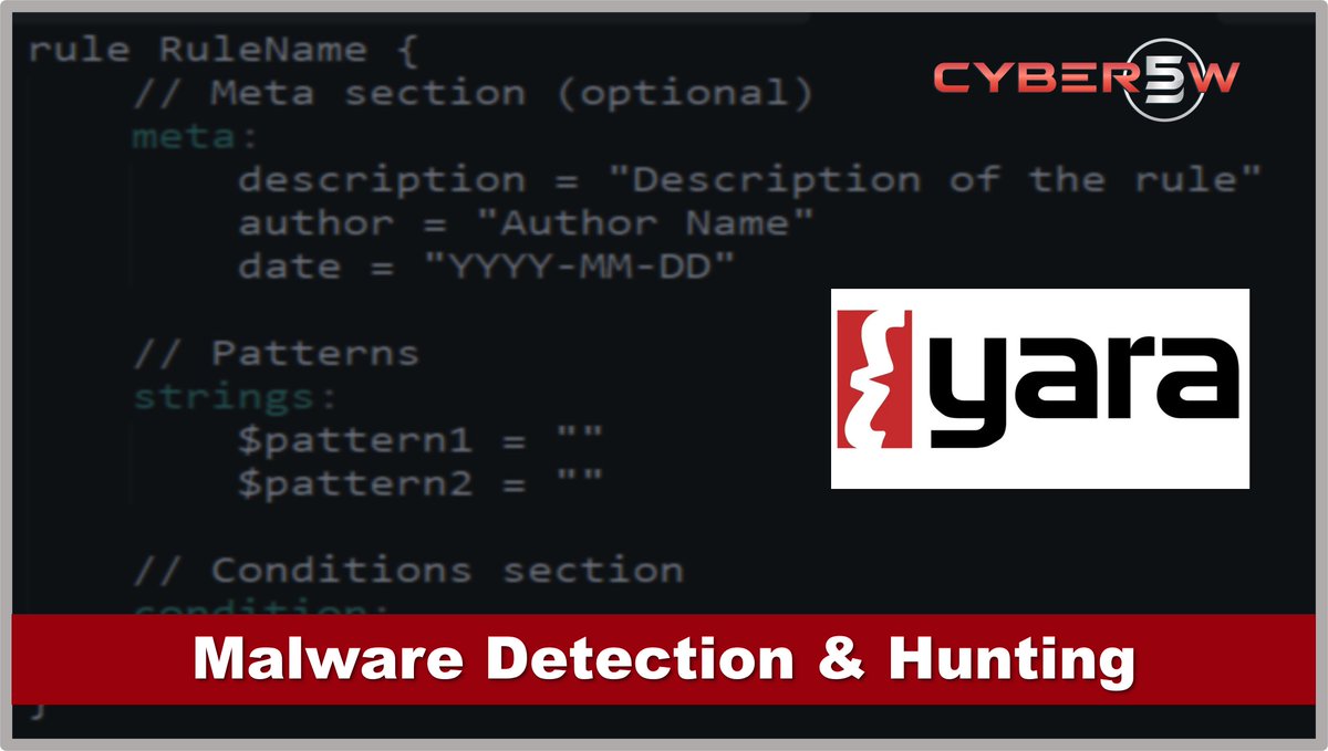 Refine your Malware Detection & Hunting skills with our course! Learn IOCs, Yara detection, configuration extraction, and Sigma Rules for proactive threat detection. Enroll now: ow.ly/2xjq50R9HlX
#C5W #CCMA #Malware #MalwareAnalysis