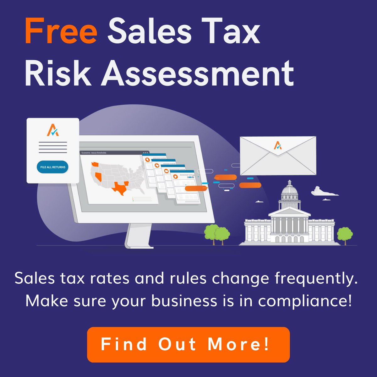 VARC has partnered with @avalara to extend to you Avalara’s Standard Sales Tax Risk Assessment (a $4,500 value) for FREE for a limited time. 👉 ow.ly/W2qP50Lwa4y #salestax #nexus #avalara #teamVARC #accountingtop100