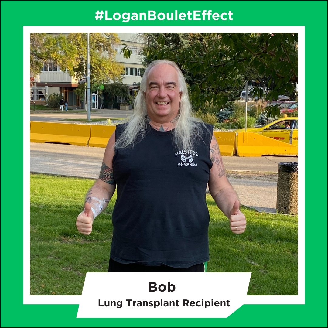 The Gift of New Lungs “I feel like I am 23 years old again! It’s like having a new lease on life.” ~Bob, Lung Transplant Recipient. Today, we wear green to recognize organ donation awareness in memory of Logan Boulet. Become a donor: organdonor.saskatchewan.ca @GreenShirtDay