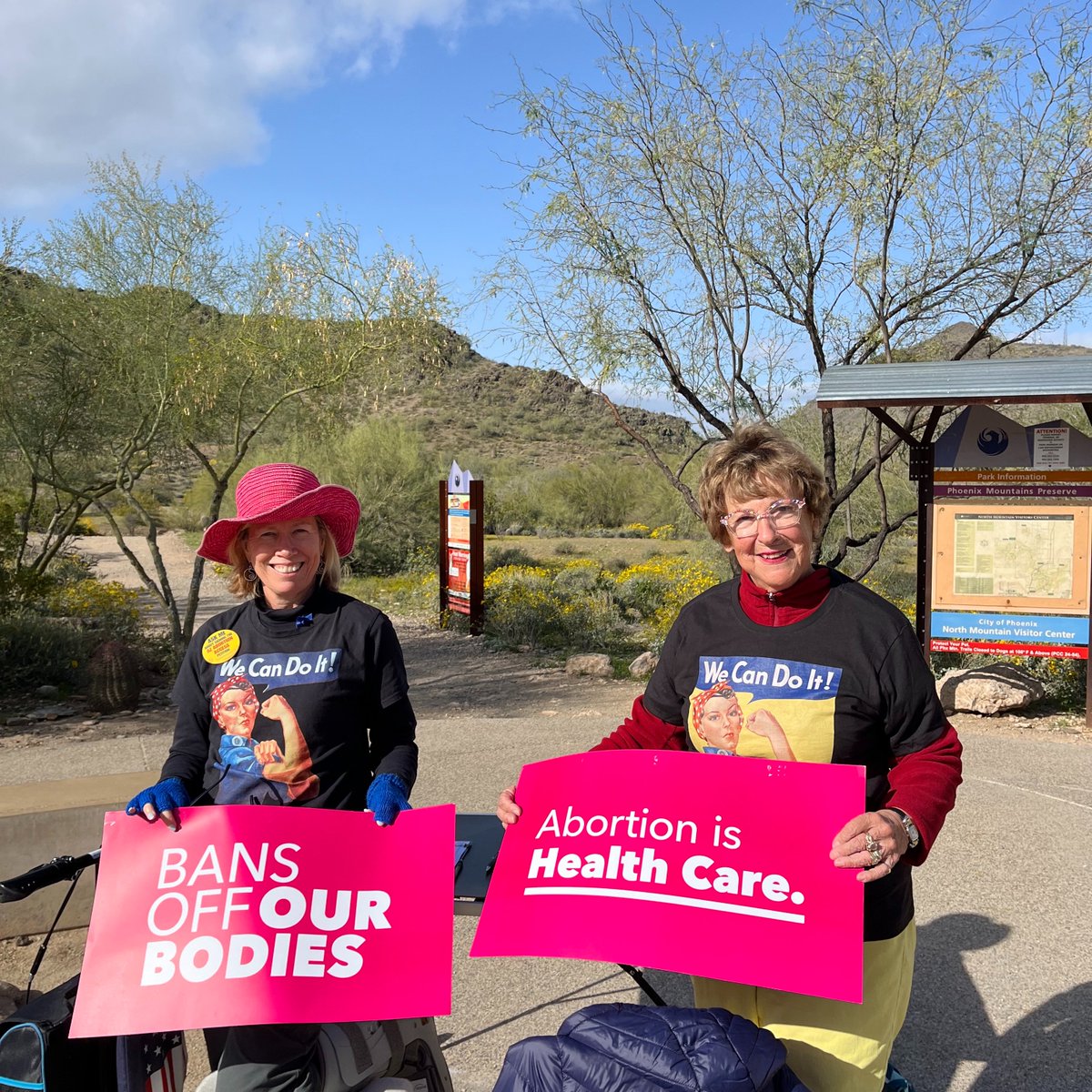 It's an unusually chilly day, but what's not unusual is our amazing volunteers giving their all to collect signatures and give Arizonans a chance to restore our reproductive freedoms! Find our statewide signing locations at ArizonaForAbortionAccess.org