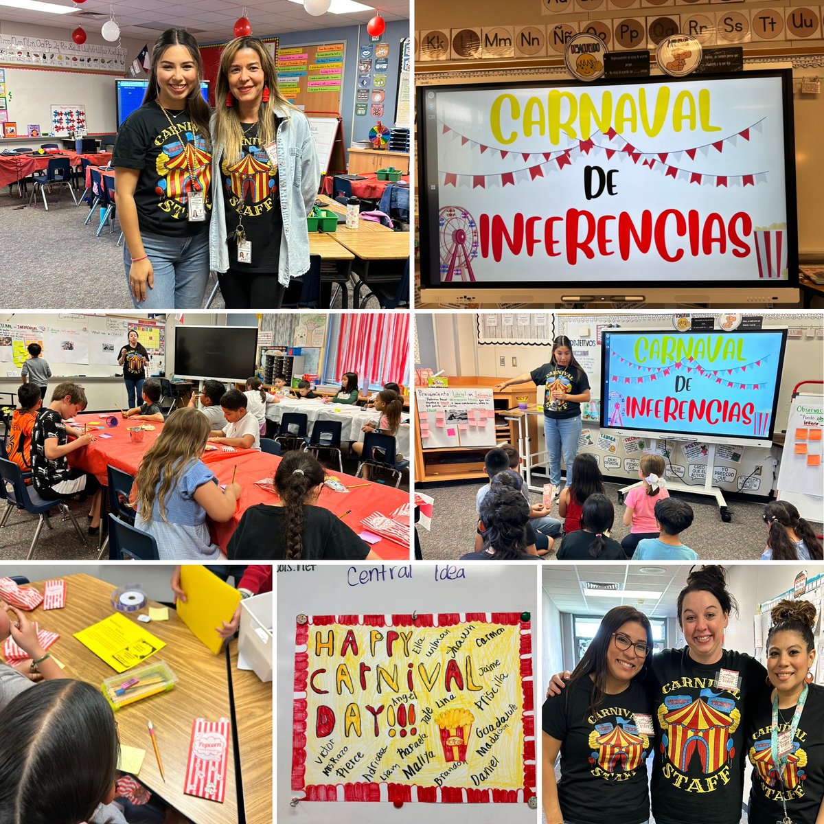 Carnival Reading Day was a success!!! Thank you to our amazing teachers and specialists for making learning meaningful and fun for our @TISDRES students 🙌🏽🎡🎢🎟️