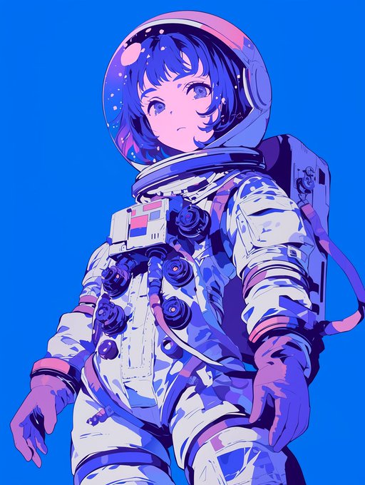 「astronaut blue eyes」 illustration images(Latest)