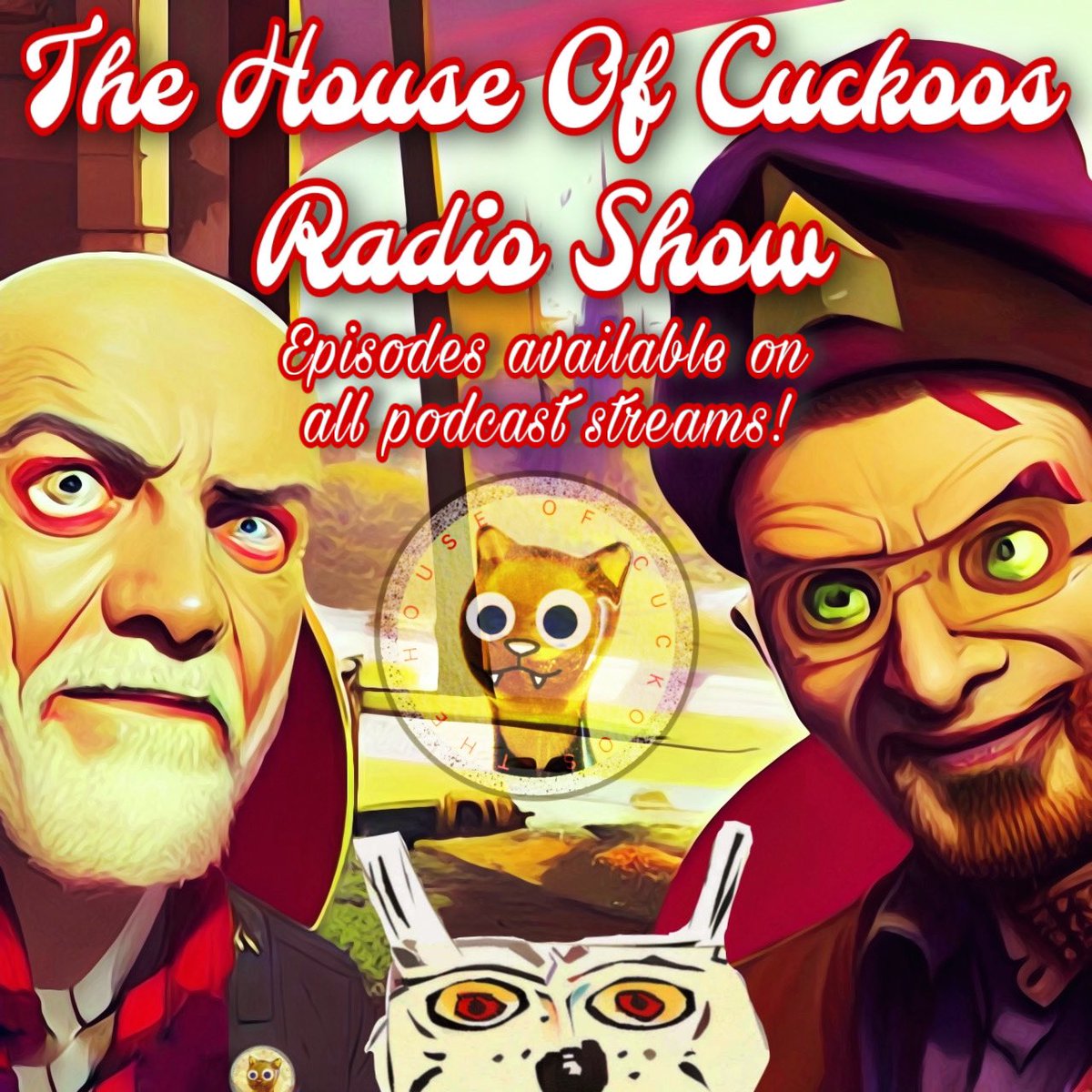 The <a href="/HouseOfCuckoos/">The House Of Cuckoos</a> Radio Show! EPISODE # 148 NOW AVAILABLE ON ALL PODCAST STREAMS! OR click the link in our Bio! Don’t let the world get you down, MAKE FUN OF IT with The Cuckoos! CUCKOO! 
😈😸📻🔥
#podcast #comedy #comedypodcast #funny #420 #Cleveland #comedyshow #stoner #weird
