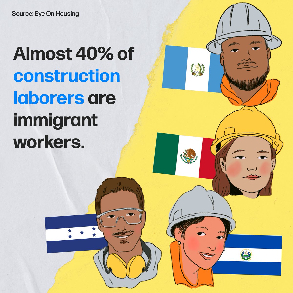 🏗️ Did you know? 40% of construction laborers in the US are immigrants. Their hard work and dedication are the foundation of our infrastructure. The Key Bridge tragedy underscores their essential role in our society.