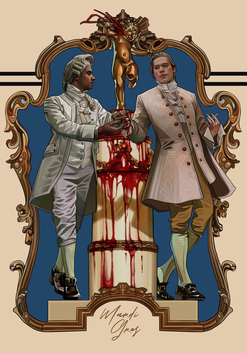 Interview With The Vampire, a Leyendecker study drawing #InterviewWithTheVampire #iwtv @Immortal_AMC