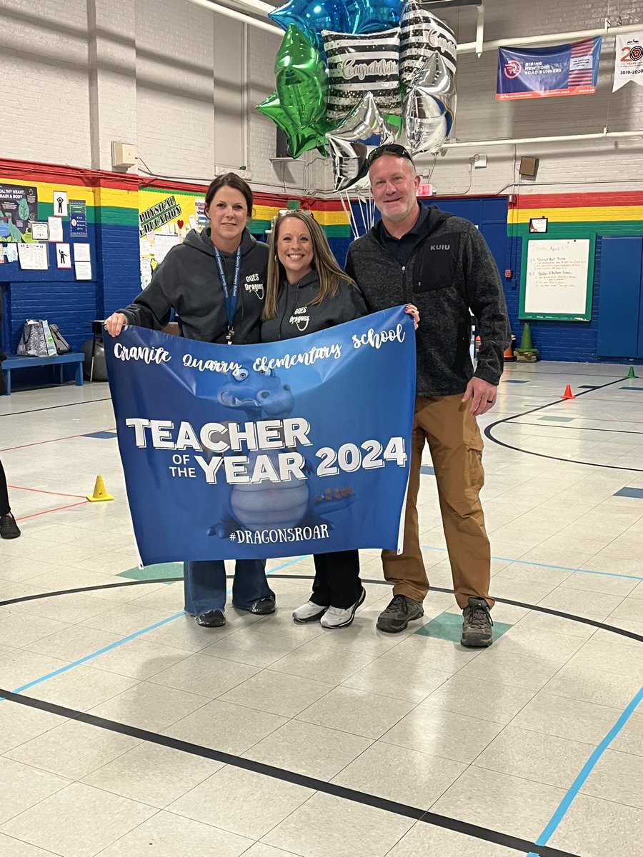 Hey Dragon Families! Join me in congratulating our 2024 GQES Teacher of the Year - Ms. Hinceman! We are so blessed to have her in our school community & grateful for all she does for our students & staff each day! Congratulations, Ms. Hinceman! We are proud of you! #DragonsROAR