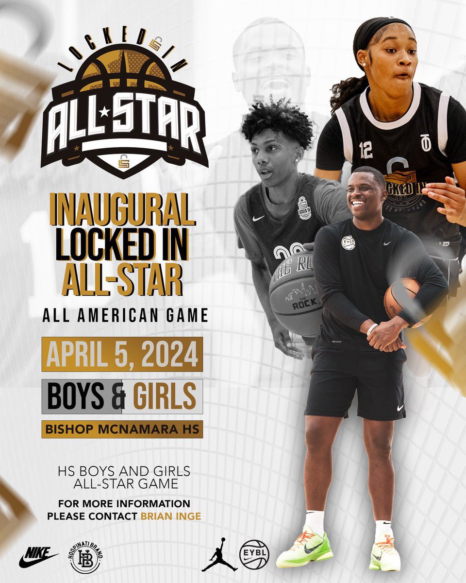 🎥 Live Now 🍿 The Locked In All-Star All-American Showcase - GIRLS Hosted by @LethalShooter__ and @TheRealBdotInge WATCH ⬇️ youtube.com/live/eAbuRS2XT…