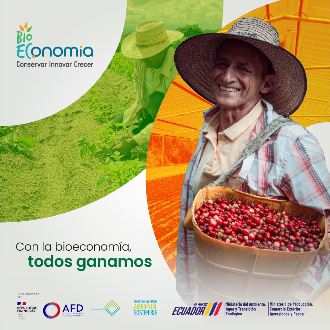 La bioeconomía es el camino hacia un Ecuador más próspero y ecológico.🌿

Descubre cómo la innovación, el trabajo y la conservación se equilibran para un futuro sostenible. 🍃

#Bioeconomía #EcuadorSostenible #medioambiente #economiacircular #sostenible #energiarenovable