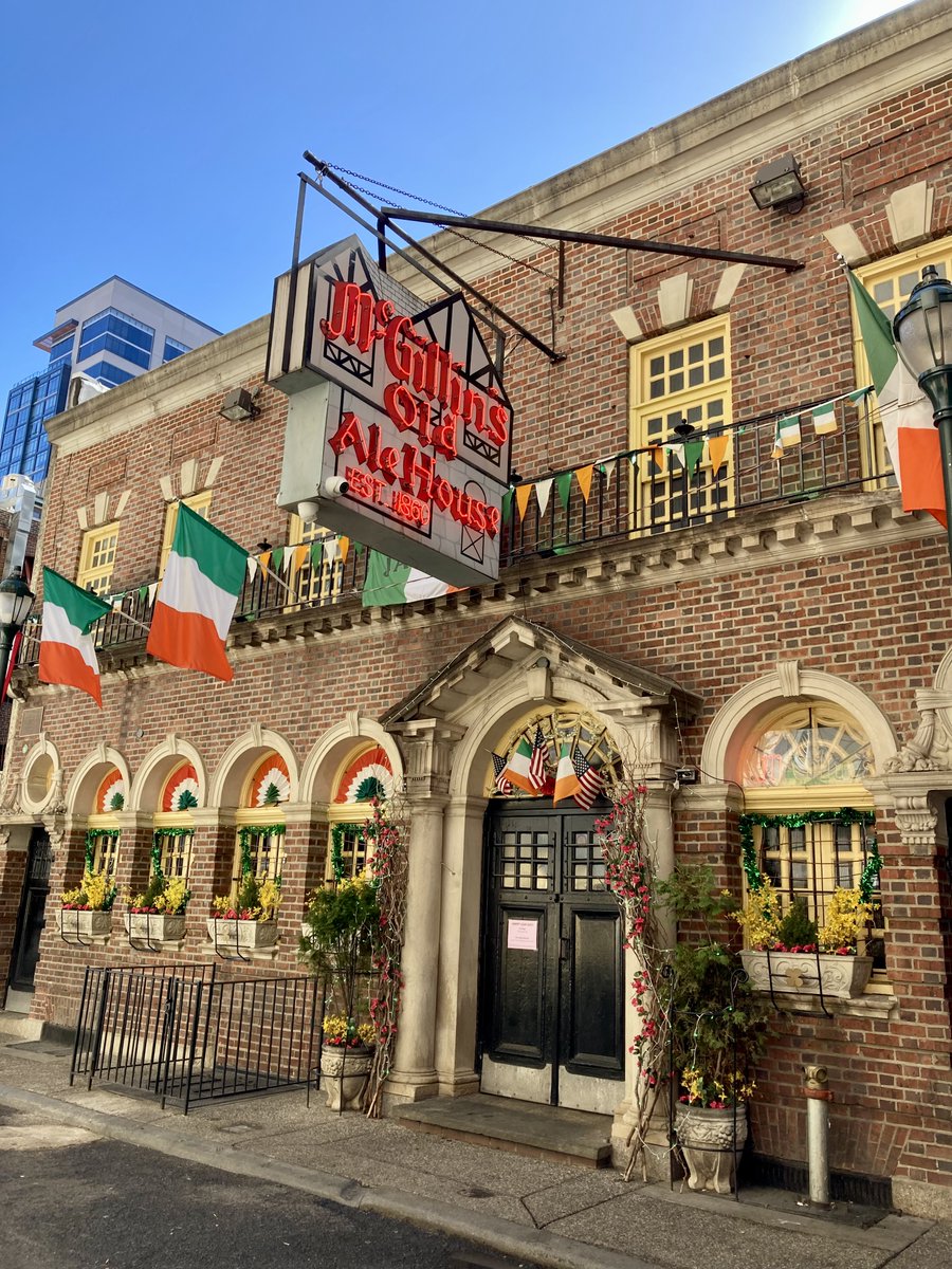 Welcome @aera_edresearch ! Drink in a little liquid history @McGillins, Philly's oldest bar & one of oldest in the country. Homemade comfort food, 30 craft beers on tap, seasonal cocktails. Great lunches. Near @PAConvention & hotels. #AERA24