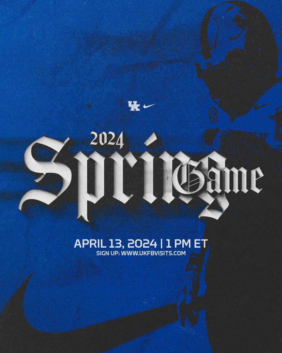 Thank you @UKFootball for the invite to the Spring Game! Excited to be there!! @VisionQb @Coach_BBurnside @Connor__Neal @SURamsFootball @WVUfootball @CoalfieldsCo @PrepRedzoneWV @MercyhurstFB @FairmontStateFB @ClaytonLagasse @GlenvilleStFB