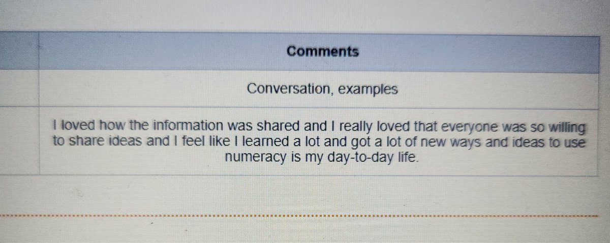 April Stephen (she/her) (@math_geek07) on Twitter photo The people I work with at <a href="/GOALACADEMY/">GOAL High School</a> are incredible and always willing to share thoughts and ideas! I appreciate this feedback from a session I facilitated today more than they know. The people I work with at <a href="/GOALACADEMY/">GOAL High School</a> are incredible and always willing to share thoughts and ideas! I appreciate this feedback from a session I facilitated today more than they know.