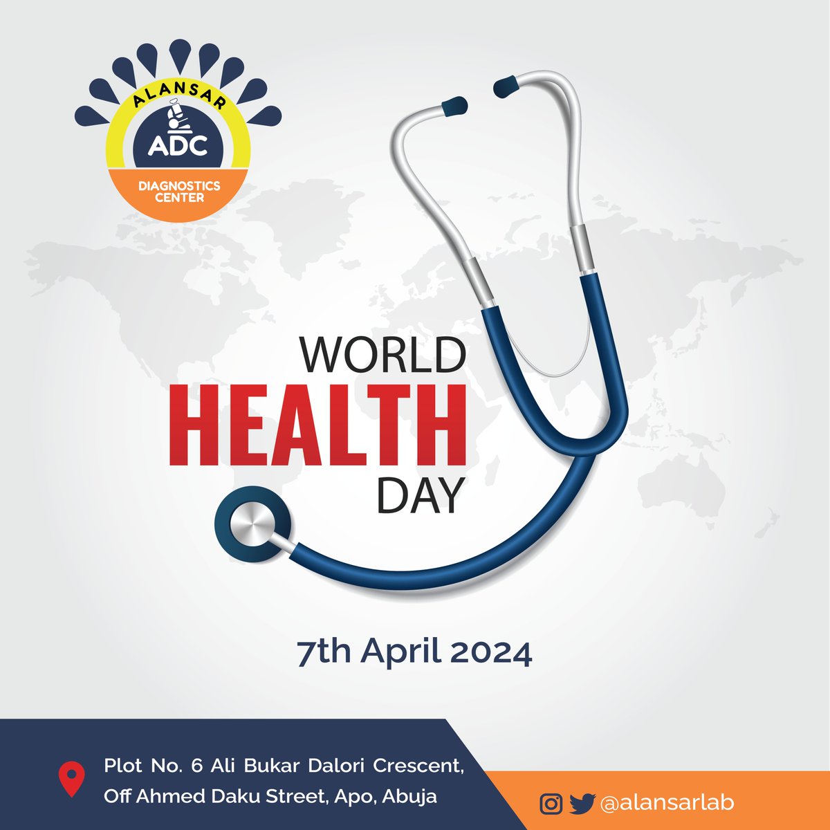 AlAnsarLab's tweet image. World Health Day is a reminder to prioritize your well-being. At Al-Ansar Diagnostics, we offer comprehensive health screening packages to help you stay on top of your health. Schedule yours today and invest in a healthier tomorrow!
