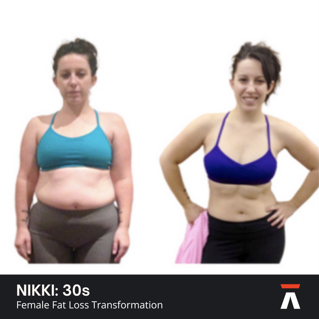 Way to go, Nikki! 💪 Three sessions a week: 23 lbs down. Nikki was part of our Female Fat Loss Program and was guided by our Accountability Coaching method. 

#arzadonfitness #torontogym #torontogyms #fitness #transformation #transformationjourney #transformationexpert