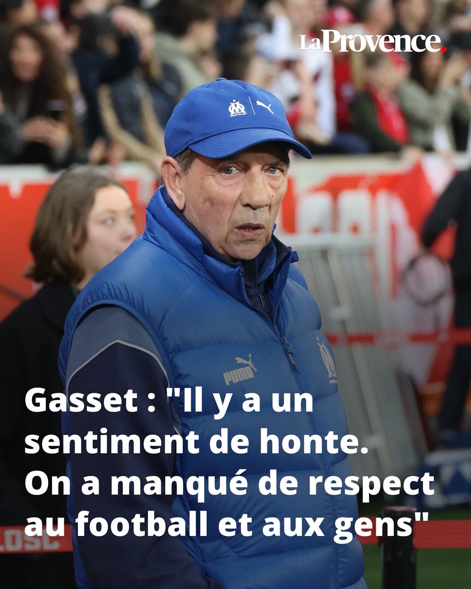 🔴 La colère de Jean-Louis Gasset après la défaite de l'OM à Lille 'Il y a un sentiment de honte. On a manqué de respect au football et à beaucoup de gens' 👉 l.laprovence.com/VtfQ