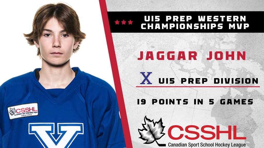 @NAXHockey U15 Prep: Jaggar John - Northern Alberta Xtreme John finished the playoffs with a record 19 points in 5 games, surpassing Kyle Crnkovic's record of 18. John would lead NAX to their second straight U15 Prep Championship with four assists and the OT winner