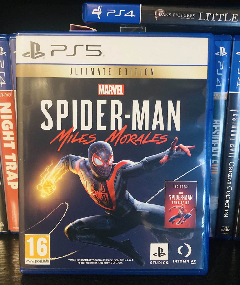 Grabbed Marvel’s Spider-Man - Miles Morales Ultimate Edition on PS5 because it was heavily discounted because the code for Spider-Man Remastered expired. The code still worked! #PlayStation5 #MarvelStudios #SpiderMan