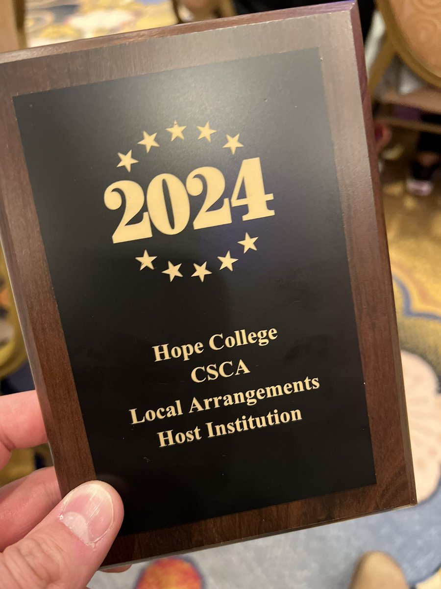 Hope College Communication Department tweet media