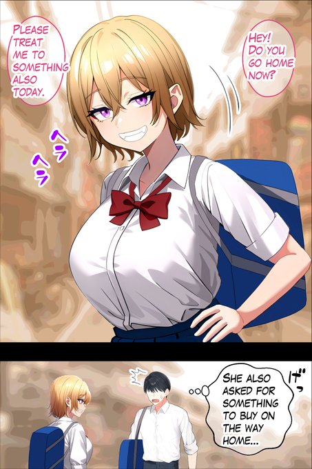 She wants me to buy her a something. 