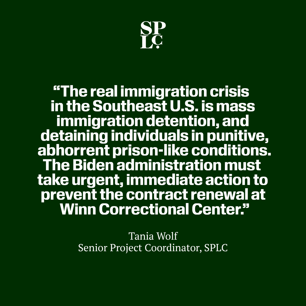 Today, SPLC and several organizations filed a civil rights complaint against ICE at the Winn Correctional Center in Louisiana. The complaint exposes abuses and violations of constitutional rights. We urge authorities to take action. #ImmigrantJustice bit.ly/4cMDdBu