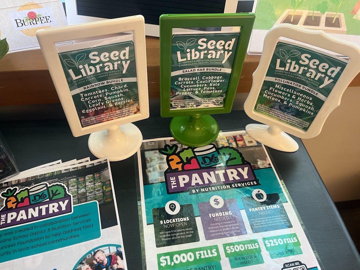 📚Can’t hang out today, I’m booked! The Community Seed Library in Greeley just finished a $2 million renovation, focusing on workforce development programs for STEM kids & teens. Their seed library helps Coloradans grow fresh fruits and veggies at their own gardens!