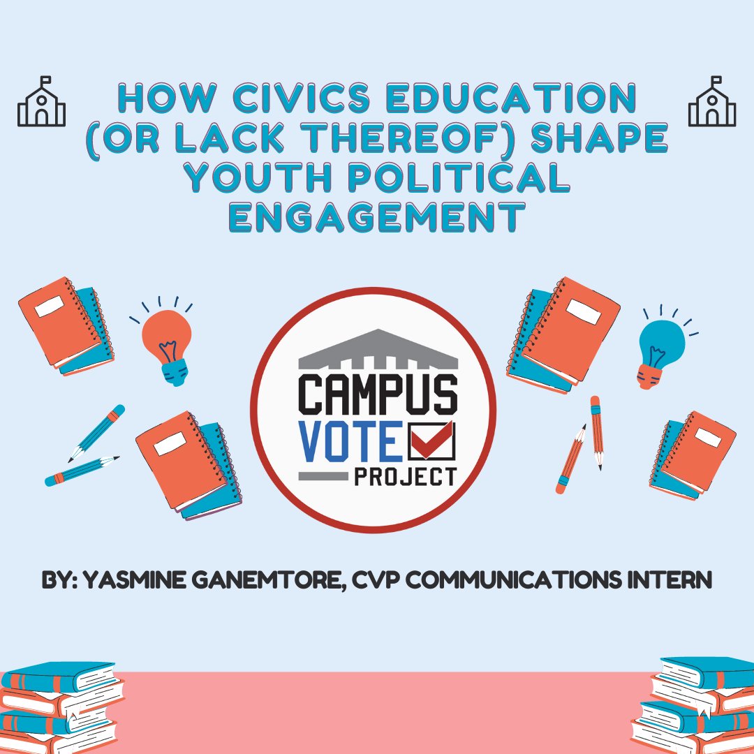 In a new blog post, Communications Intern Yasmine Ganemtore explores the role civics education in high schools can play in preparing future generations for a life of democratic participation ⚡️ Read more: bit.ly/cvpciviceducat…