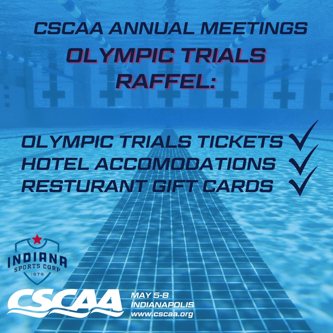 🌟Speaker Spotlight🌟 Join CSCAA Annual Meetings to learn how Shana Ferguson and her team at USA Swimming are planning to make Olympic Trials an epic event at Lucas Oil Stadium! Plus, tour Lucas Oil and win an Olympic Trials package! Thanks to @USASwimming and @IndSportsCorp