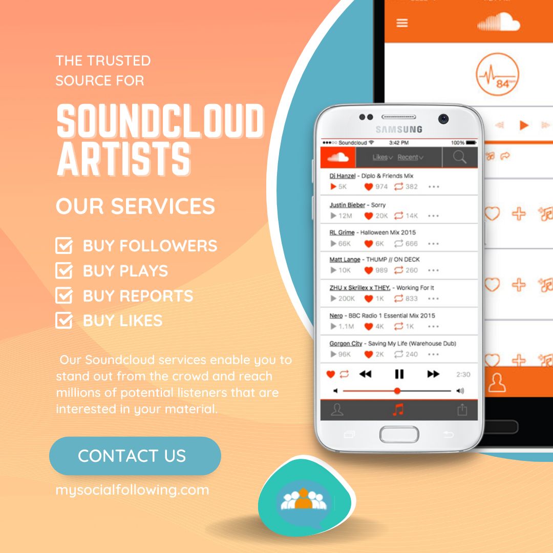 MySocialFollow's tweet photo. Our Soundcloud services enable you to stand out from the crowd and reach millions of potential listeners interested in your material.
Learn more: https://t.co/0mdAIXvOkS
#Soundcloud #Soundcloudmarketing #organicreach #socialmediamarketing https://t.co/BAyip25sjt