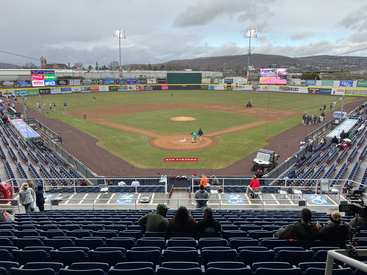 Happy #OpeningDay The @RumblePoniesBB open the 2024 season at home against the @FisherCats, coming off their first postseason series win since 2014. Join @JacobWilkins and me on @NewsRadio1290 and MiLB.TV for pregame at 6:20 PM. Play ball!