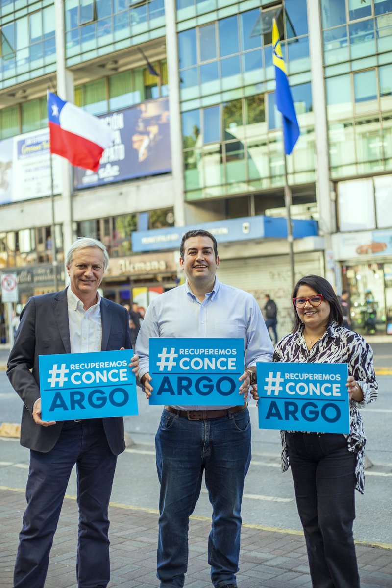 Agradecido del apoyo a nuestro proyecto para la alcaldía de Concepción. Hoy más que nunca #RecuperemosConce 🇨🇱@joseantoniokast @ruth_uas @PRChile