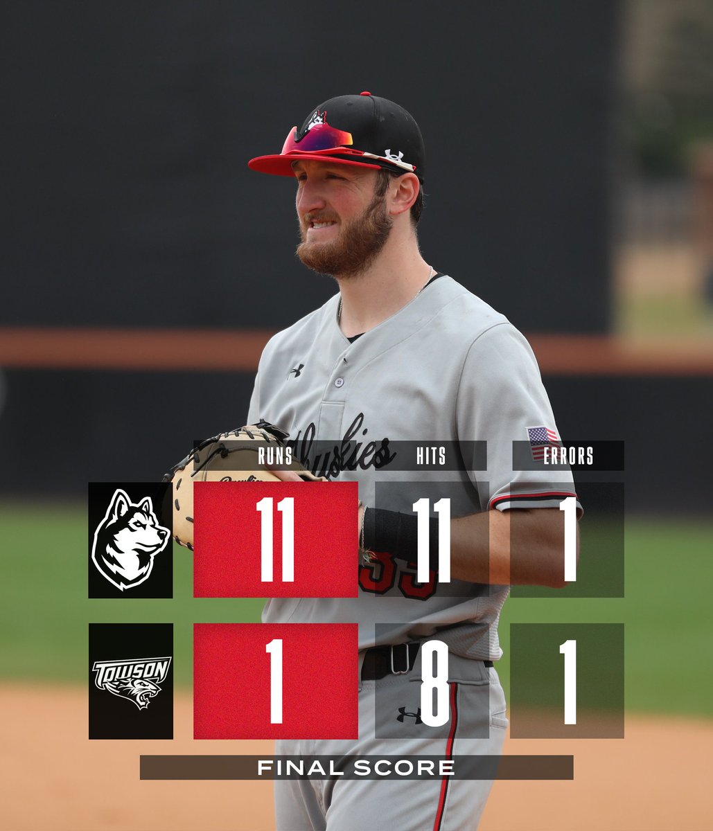 Game one goes to the Huskies! W: Gigliotti (4-1) MacGregor: 3-for-4, 3 RBI Lane: 3-for-6, 2B, 2 RBI Doyle: 2-for-3, HR, 2 RBI