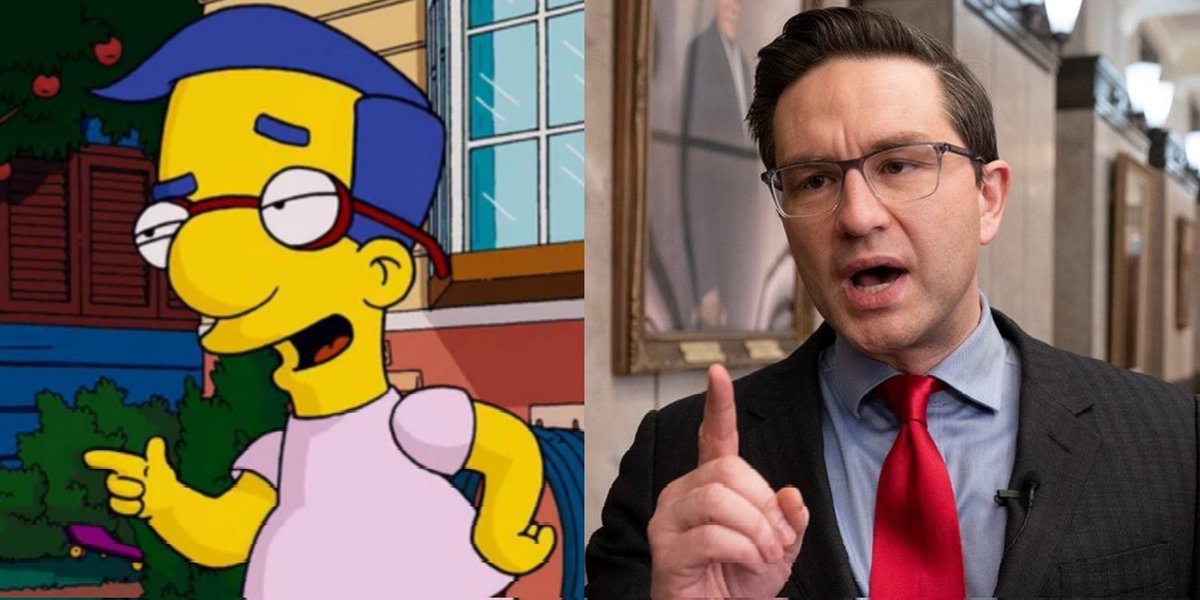 The Simpsons did in fact predict Pierre Poilievre.